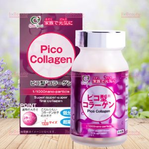 Viên uống Collagen Genki Fami Pico Collagen 450mg nội địa Nhật hộp 180 viên