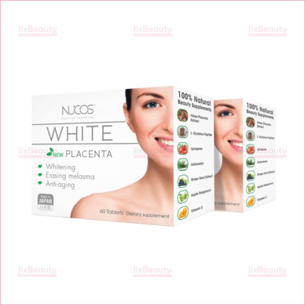 Combo 2 hộp viên uống trắng da, giảm nám Nucos White 60 viên nội địa Nhật