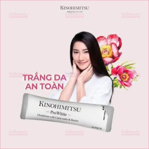 Bột uống tái tạo tế bào gốc, thải độc cơ thể Kinohimitsu Prowhite Nhật Bản hộp 30 gói