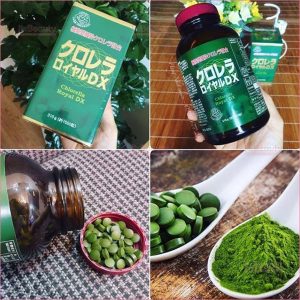 Combo 3 hộp tảo lục hoàng gia Chlorella Royal DX nội địa Nhật Bản hộp 1550 viên