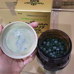 Tảo xoắn Spirulina Japan Algae hàng nội địa Nhật Bản hộp 2200 viên