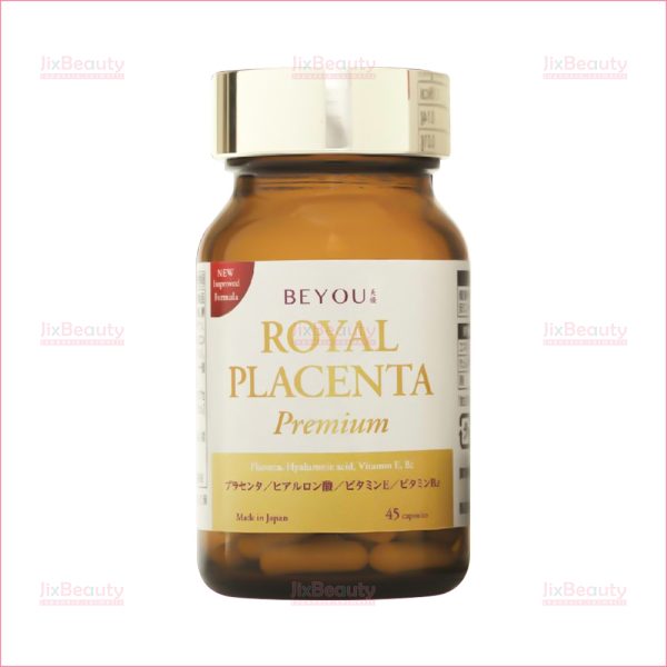 Viên uống tinh chất nhau thai Waki Beyou Royal Placenta nội địa Nhật hộp 45 viên