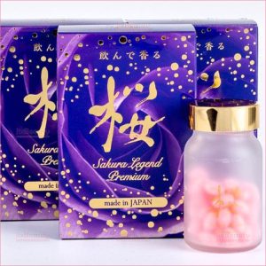 Viên uống tỏa hương cân bằng nội tiết Sakura Legend Premium Hộp 60 viên nội địa Nhật