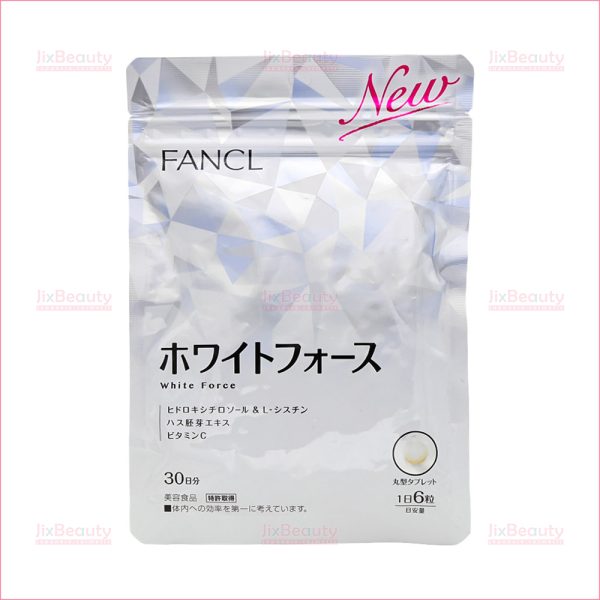 Viên uống trắng da Fancl White Force gói 180 viên nội địa Nhật Bản