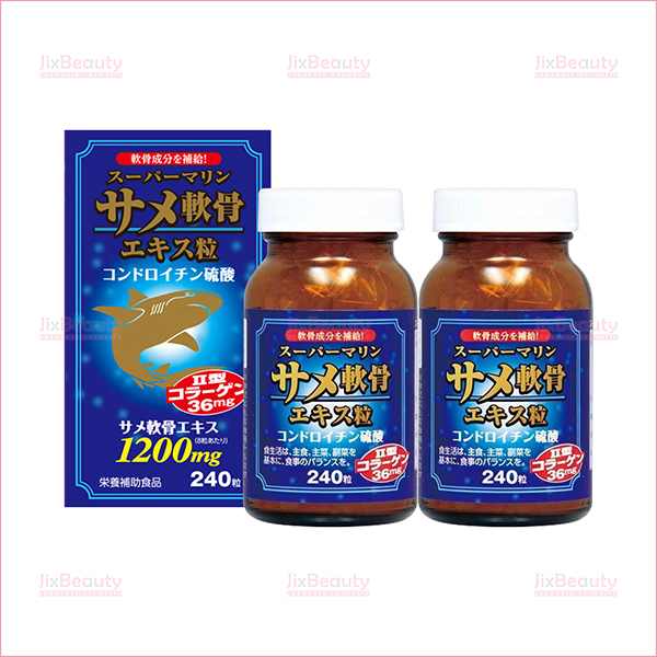 Combo 2 hộp viên uống bổ xương khớp Wellness Japan Super Marine nội địa Nhật hộp 240 viên