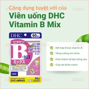 Viên uống bổ sung Vitamin B DHC chính hãng nội địa Nhật Bản gói 120 viên