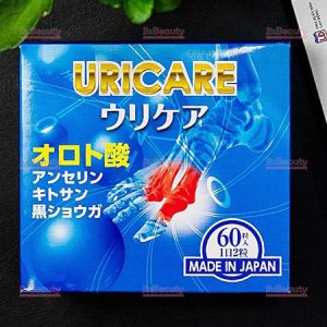 Viên uống hỗ trợ điều trị Gout JpanWell Uricare nội địa Nhật Bản hộp 60 viên